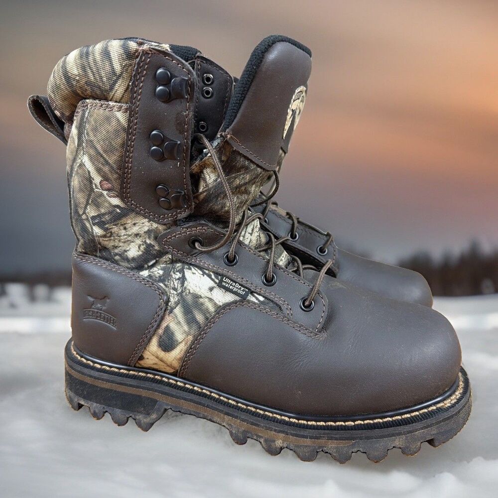 Irish Setter 2813 Gunflint II Boots Mens Size 8.5 EE Waterproof 1000g Thinsulate